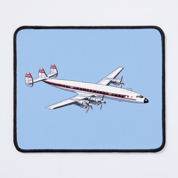 Item preview, Vintage Lockheed Constellation Airplane – Retro Aviation Art designed and sold by Cherry-Pick.