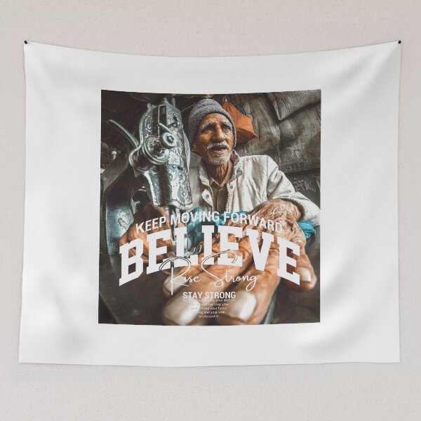 Item preview, Believe – Keep Moving Forward | Motivational Hard Work Quote Design designed and sold by Unstocks.