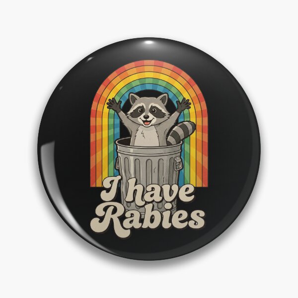 Item preview, I Have Rabies Rainbow Raccoon designed and sold by AdyKurniawan.