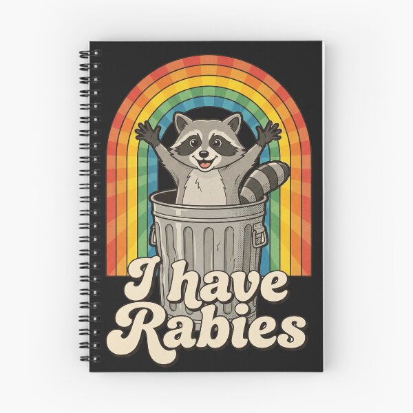 Item preview, I Have Rabies Rainbow Raccoon designed and sold by AdyKurniawan.