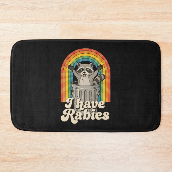 Item preview, I Have Rabies Rainbow Raccoon designed and sold by AdyKurniawan.