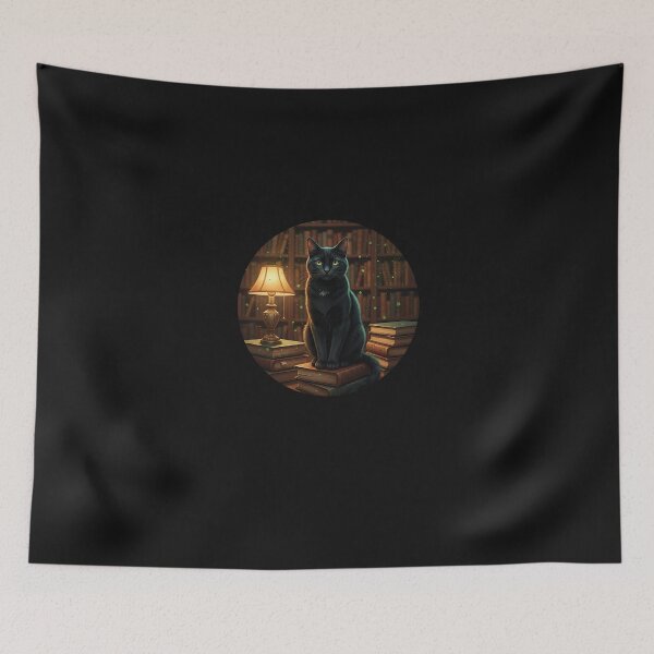 Item preview, Lucky Black Cat Library St Patrick’s Day Bookworm  designed and sold by yaginoie.