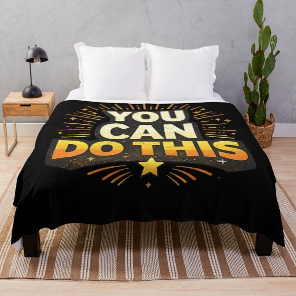 Item preview, You Can Do This – Motivational Positive Quote T-Shirt Design designed and sold by Ataqhin.
