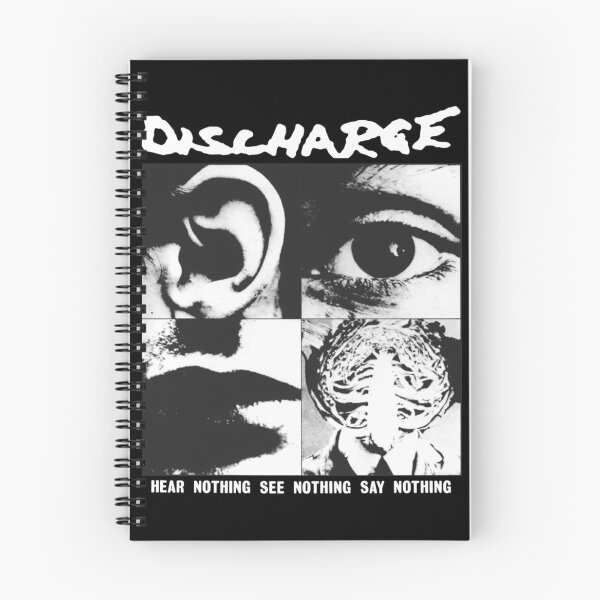 Item preview, Discharge Hear Nothing See Nothing Say Nothing designed and sold by SonoBoberArt.