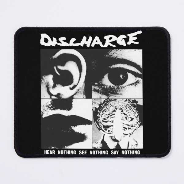 Item preview, Discharge Hear Nothing See Nothing Say Nothing designed and sold by SonoBoberArt.