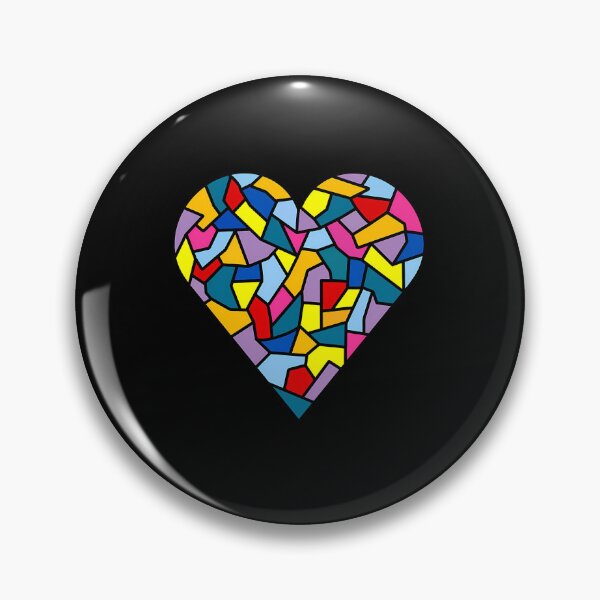 Item preview, DID OSDD Awareness Ribbon Heart Pattern designed and sold by vvvfwove26.