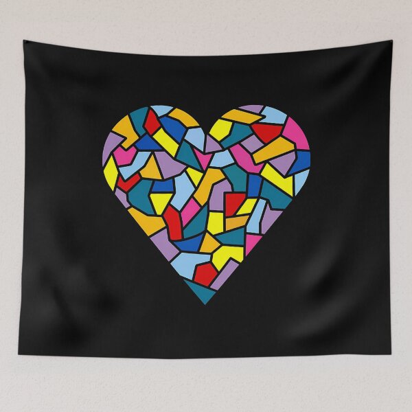 Item preview, DID OSDD Awareness Ribbon Heart Pattern designed and sold by vvvfwove26.