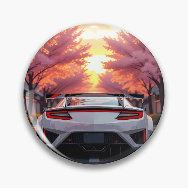 Item preview, Anime art - NSX in autumn, rear view designed and sold by Salimgor Hangaround Music.