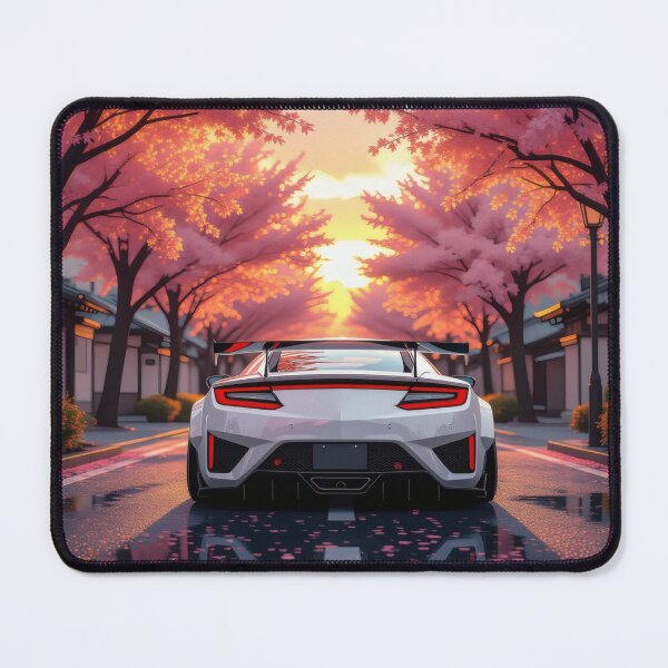 Item preview, Anime art - NSX in autumn, rear view designed and sold by Salimgor Hangaround Music.