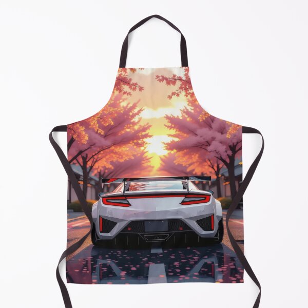 Item preview, Anime art - NSX in autumn, rear view designed and sold by Salimgor Hangaround Music.