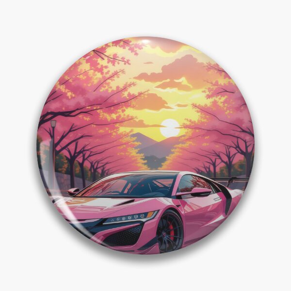 Item preview, Anime Art - NSX in Autumn under Cherry Blossoms designed and sold by Salimgor Hangaround Music.