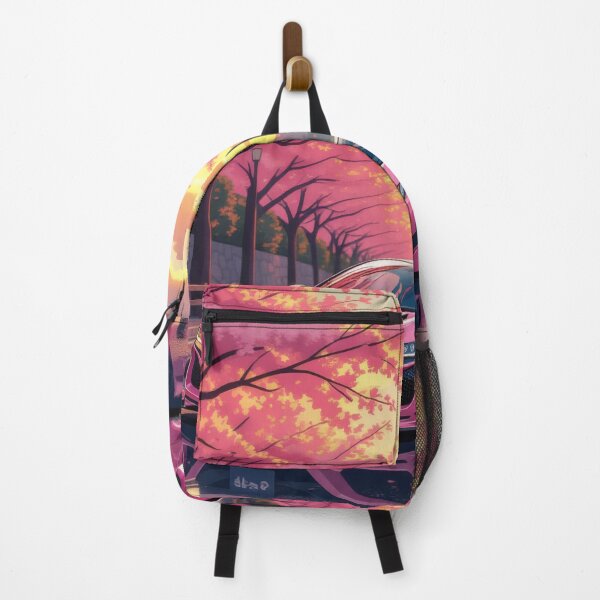 Item preview, Anime Art - NSX in Autumn under Cherry Blossoms designed and sold by Salimgor Hangaround Music.
