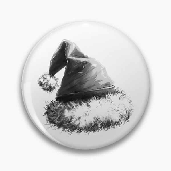 Item preview, Classic Santa Hat Illustration – Minimalist Christmas Art designed and sold by inkoutninja.