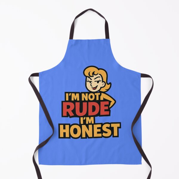 Item preview, I’m Not Rude I’m Honest – Sassy Retro Quote Design designed and sold by OwnYourMood.