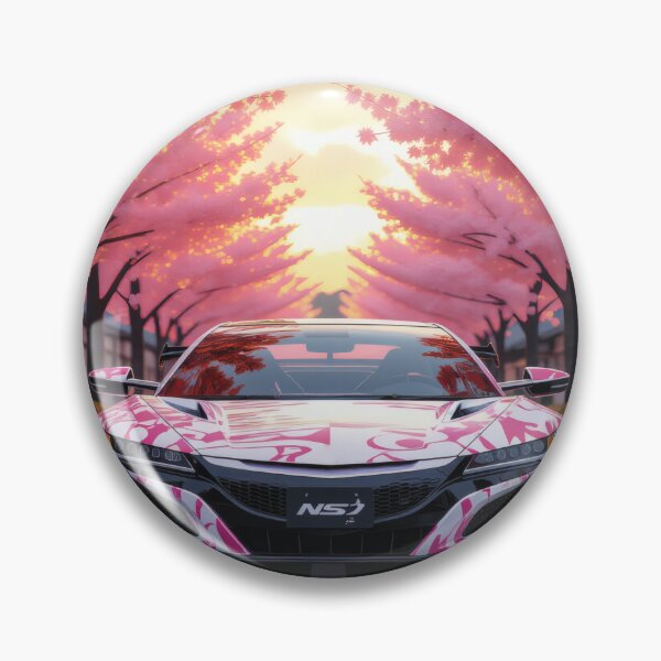 Item preview, Anime Art - NSX in Autumn under Cherry Blossoms, Front View designed and sold by Salimgor Hangaround Music.
