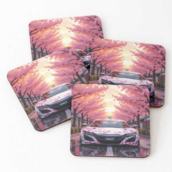 Item preview, Anime Art - NSX in Autumn under Cherry Blossoms, Front View designed and sold by Salimgor Hangaround Music.