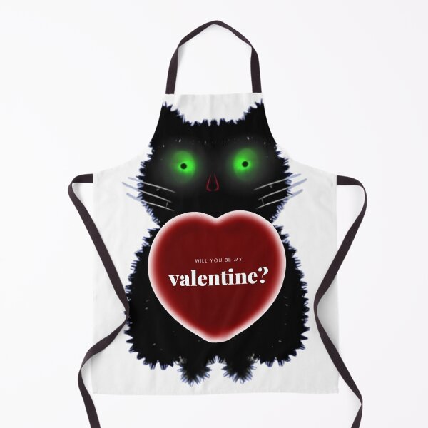 Item preview, Will You Be My Valentine Void Cat: Luminous Radiant Heart Art designed and sold by HopeAndHustle.