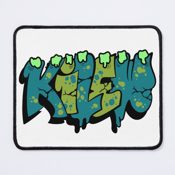 Item preview, KILEW Drip Graffiti Tag – Slime Drip & Crack Street Art Sticker designed and sold by QuickStickTeam.