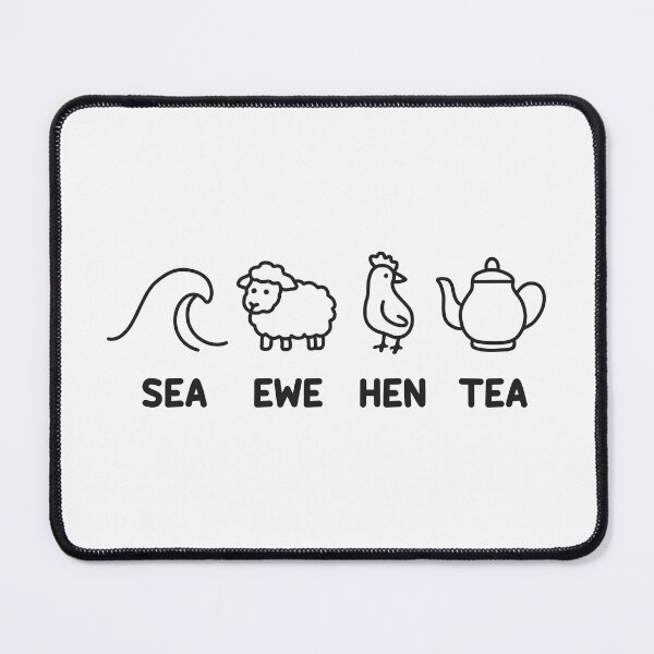 Item preview, Sea Ewe Hen Tea Funny Joke designed and sold by NQArtist.