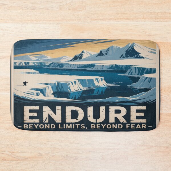 Item preview, ENDURE Shackleton Antarctic Expedition Poster – Explorer Motivation Vintage Wall Art designed and sold by Globalcitytees.