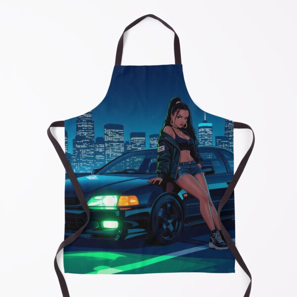 Item preview, Anime art, Japanese sports cars and female race car drivers designed and sold by Salimgor Hangaround Music.
