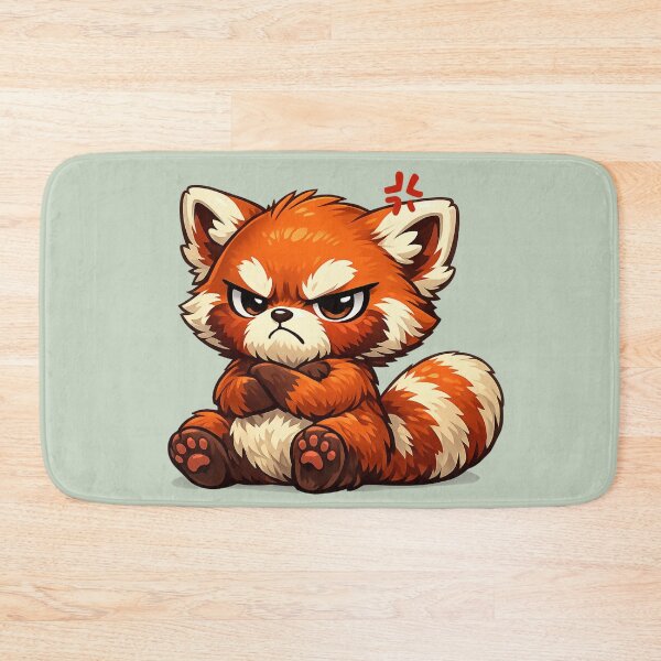 Item preview, Angry Red Panda Chibi Character designed and sold by Ivy-Triggs.