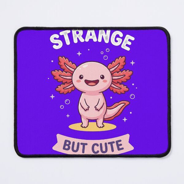 Item preview, Strange But Cute Pink Axolotl designed and sold by AdyKurniawan.