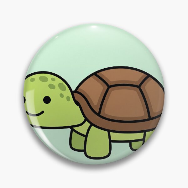 Item preview, Cute Smiling Turtle Cartoon Illustration designed and sold by AbstractAuraArt.