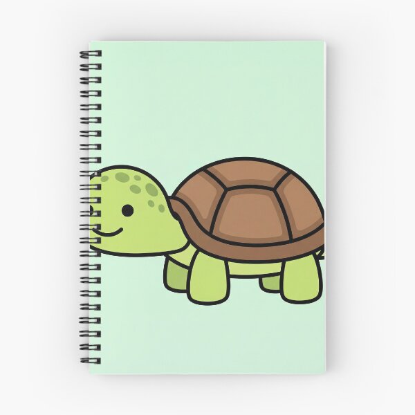 Item preview, Cute Smiling Turtle Cartoon Illustration designed and sold by AbstractAuraArt.