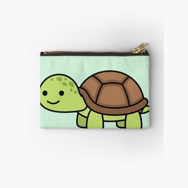 Item preview, Cute Smiling Turtle Cartoon Illustration designed and sold by AbstractAuraArt.