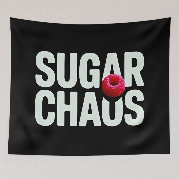 Item preview, Sugar Chaos Minimalist Art for Foodie Humor designed and sold by SplashTastic.
