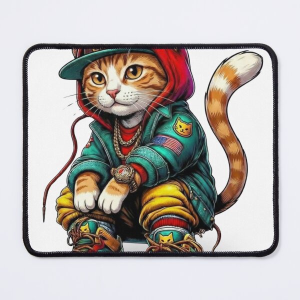 Item preview, Cool Hip Hop Cat Streetwear Sneakerhead Swag designed and sold by WelLarsDigitals.