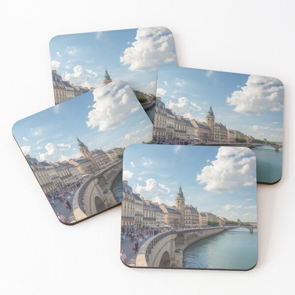 Item preview, aesthetic France travel art, romantic Paris and scenic landscapes, river views designed and sold by BlareBlare.