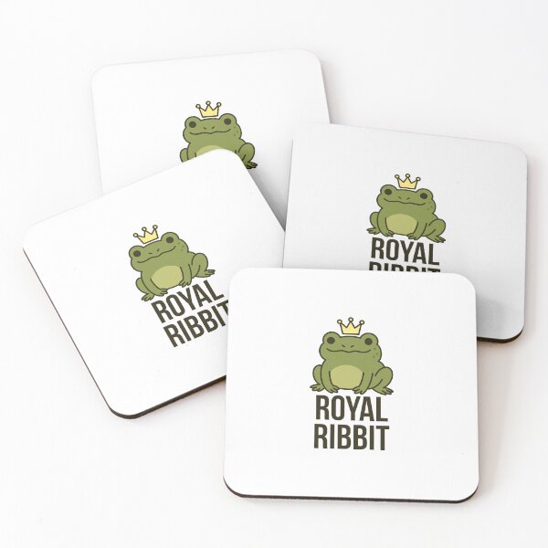 Item preview, Royal Ribbit Frog Sticker – Cute Frog with Crown Meme Cartoon designed and sold by QuickStickTeam.
