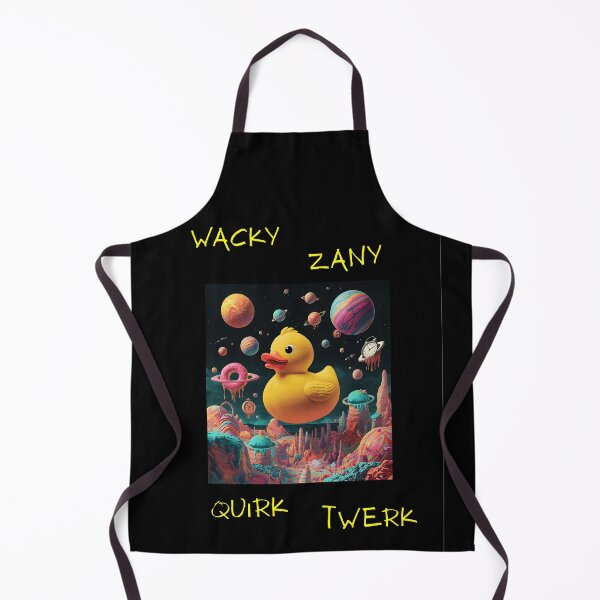 Item preview, Wacky Zany Quirk Twerk – Cosmic Rubber Duck Chaos designed and sold by Saixor.