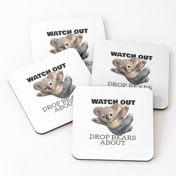 Item preview, Watch Out Drop Bears About designed and sold by Jade Punch Art.