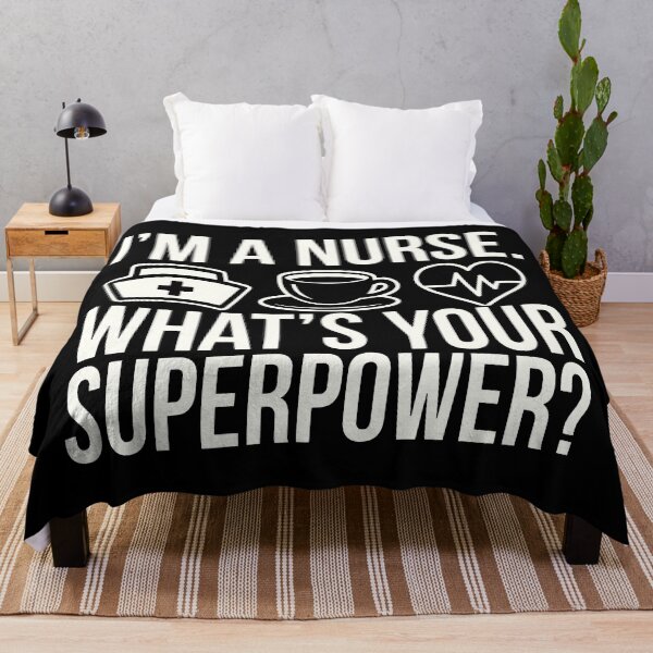 Item preview, Nurse Superpower Gift for Nurses Work Humor Design designed and sold by SplashTastic.