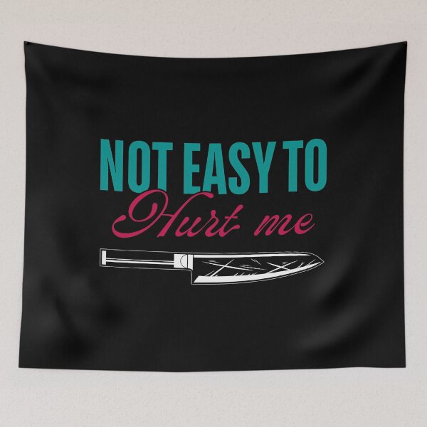 Item preview, Not Easy to Hurt Me – Emotional Armor Knife designed and sold by ObsidianDaz.