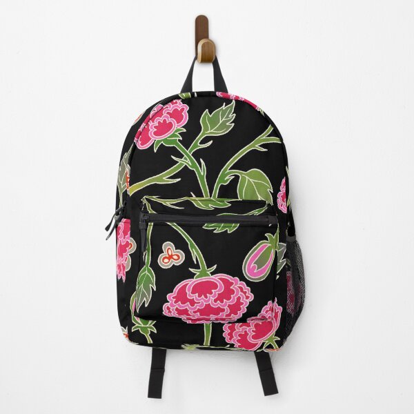 Item preview, Dramatic Pink Peony Bloom Against a Midnight Black Background  designed and sold by QamarART Paintings.
