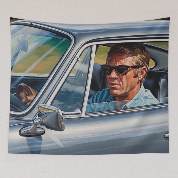 Item preview, Steve McQueen - Silver Speed: Iconic Grand Tourer Art designed and sold by Art's Diner.