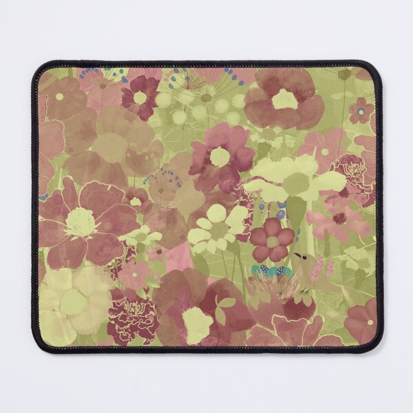Item preview, Dreamy Floral Collage  - muted purples and sage green designed and sold by KizzyW.