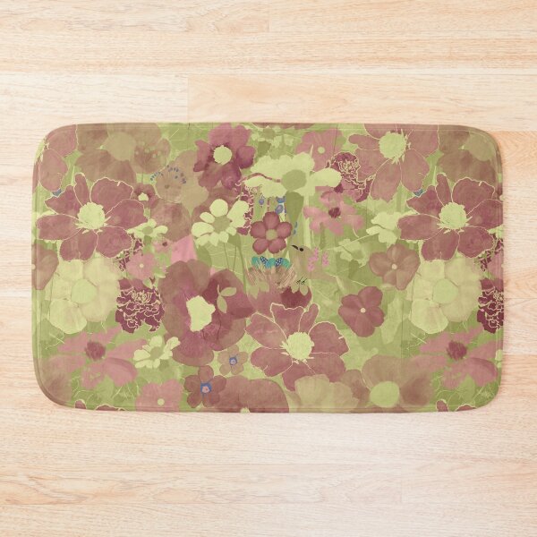 Item preview, Dreamy Floral Collage  - muted purples and sage green designed and sold by KizzyW.