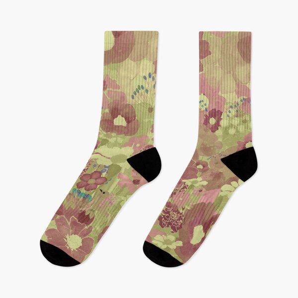 Item preview, Dreamy Floral Collage  - muted purples and sage green designed and sold by KizzyW.