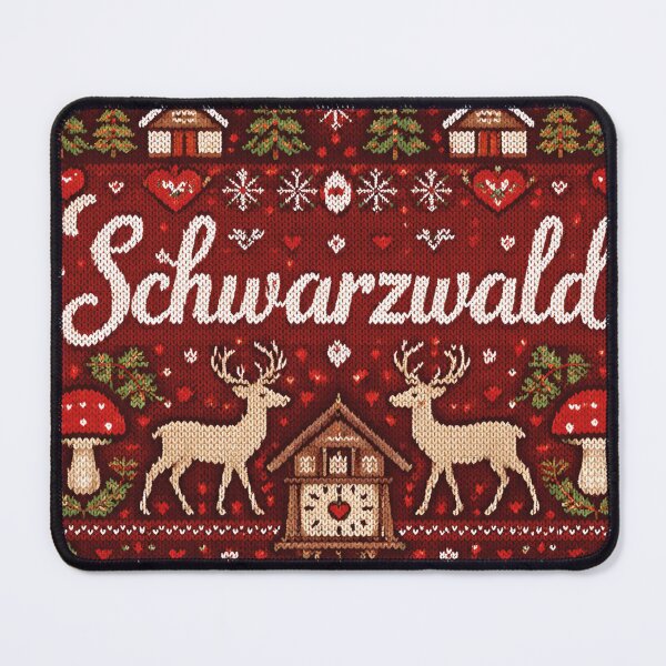 Item preview, Black Forest cuckoo clock, deer, knitwear design, love of homeland designed and sold by Mauswohn.
