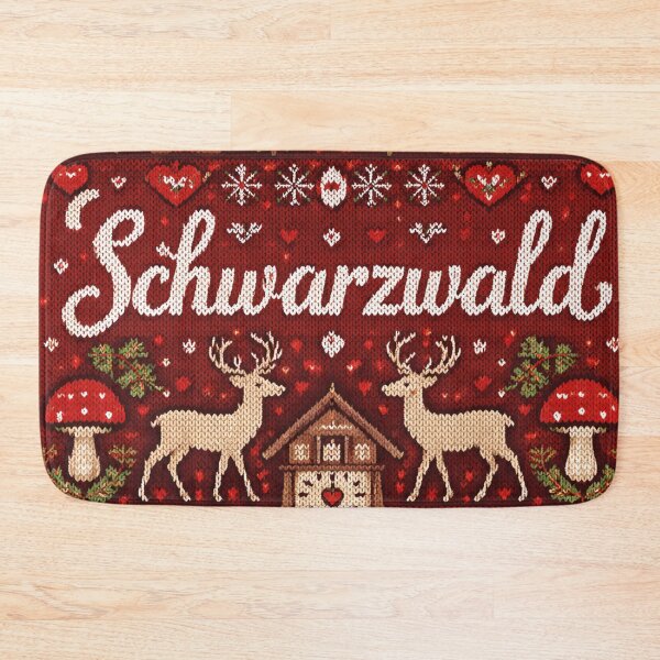 Item preview, Black Forest cuckoo clock, deer, knitwear design, love of homeland designed and sold by Mauswohn.