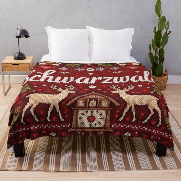 Item preview, Black Forest cuckoo clock, deer, knitwear design, love of homeland designed and sold by Mauswohn.