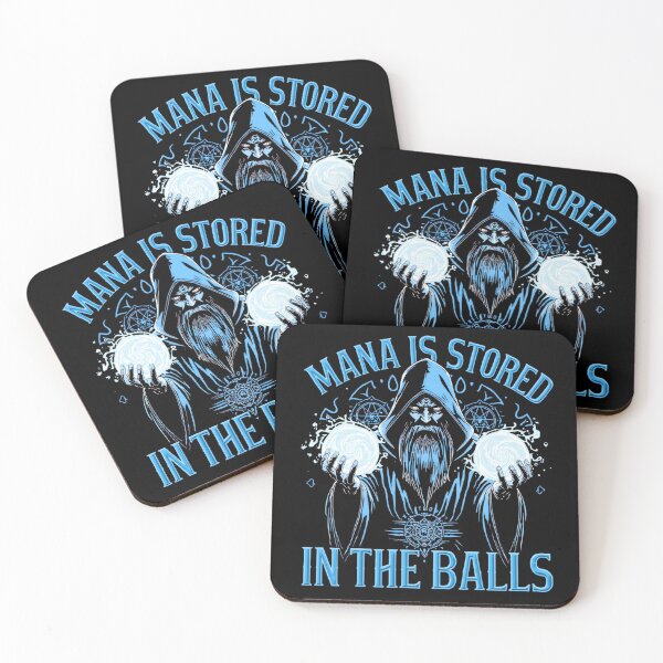 Item preview, MANA IS STORED IN THE BALLS designed and sold by LunaMagicStudio.