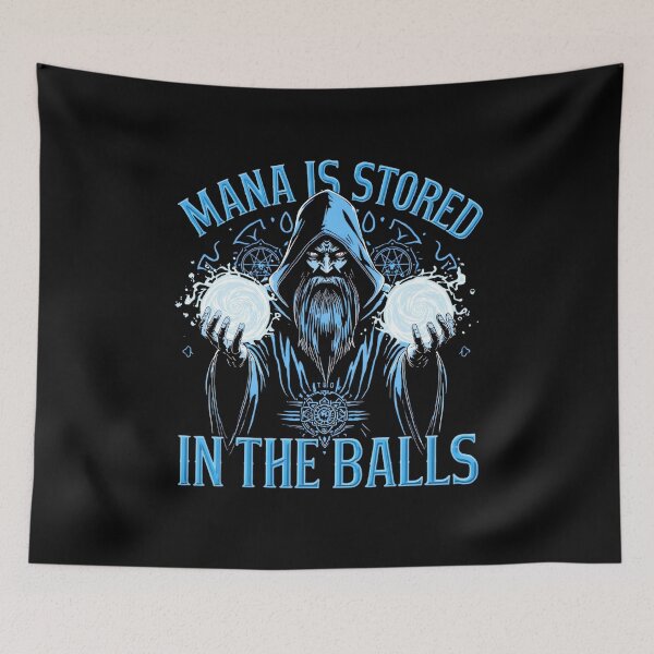 Item preview, MANA IS STORED IN THE BALLS designed and sold by LunaMagicStudio.
