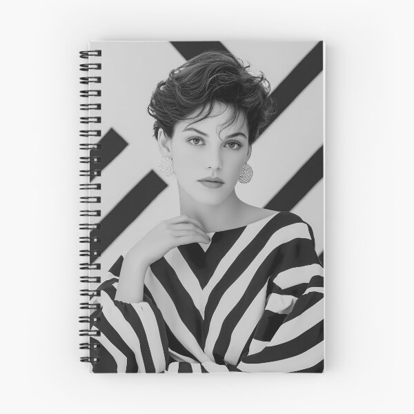 Item preview,   80s Black and White Fashion Photography – Bold Retro Editorial Style designed and sold by Mindrender.