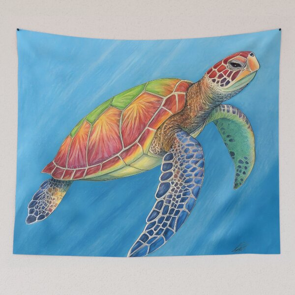 Item preview, Adorable Turtle designed and sold by trendspatterns.